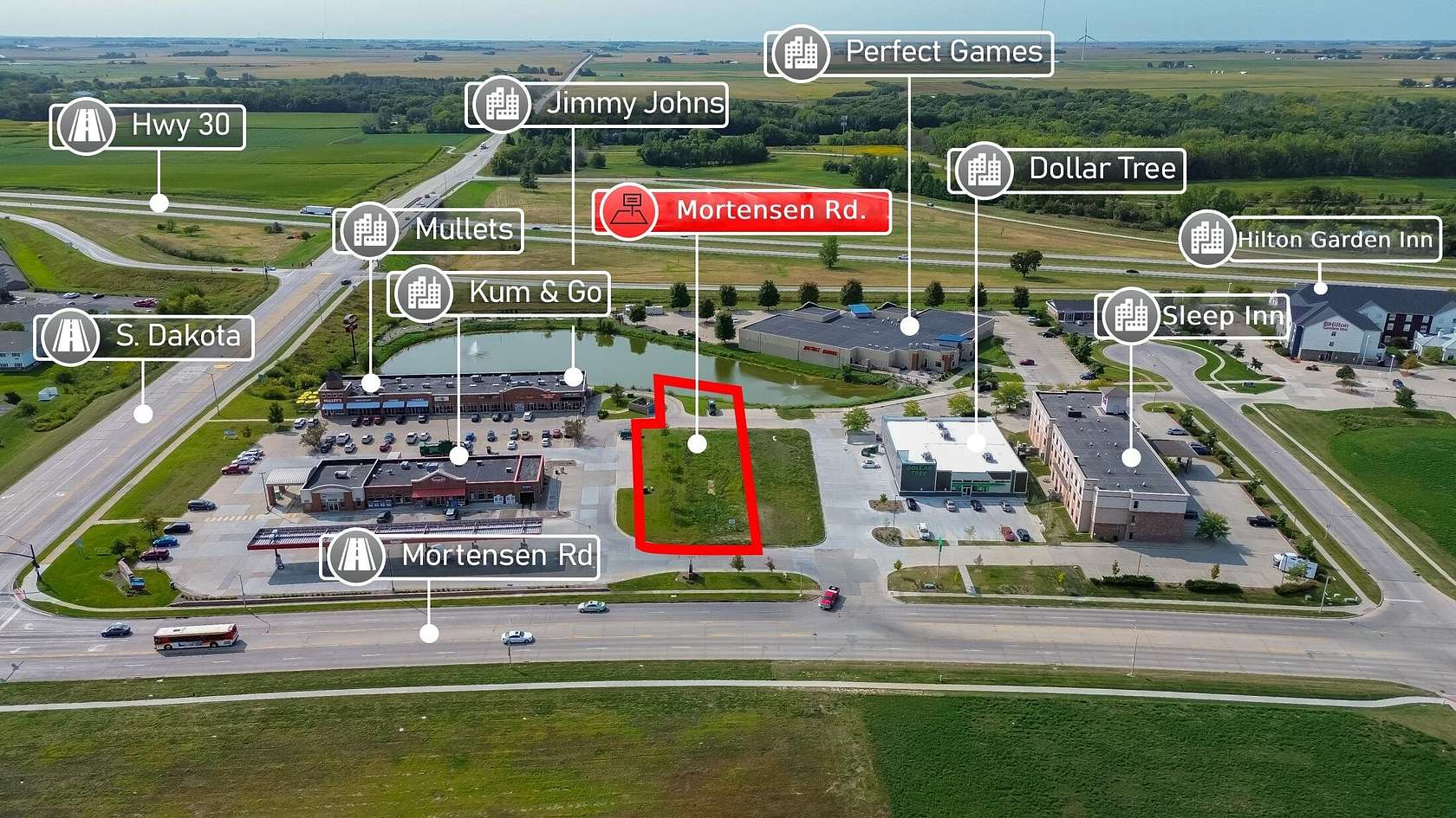 1.05 Acres of Commercial Land for Sale in Ames, Iowa