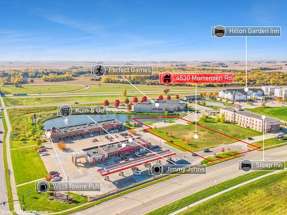 1.1 Acres of Commercial Land for Sale in Ames, Iowa