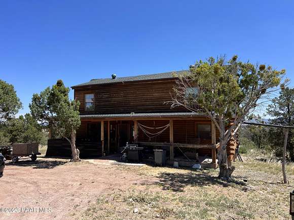 30.1 Acres of Recreational Land with Home for Sale in Ash Fork, Arizona