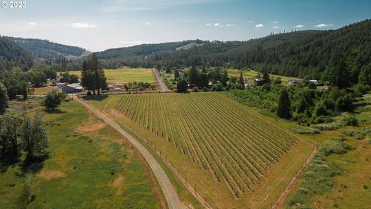 52.5 Acres of Agricultural Land with Home for Sale in Sutherlin, Oregon