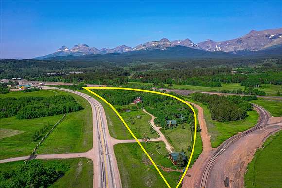 8.6 Acres of Commercial Land for Sale in East Glacier Park Village, Montana