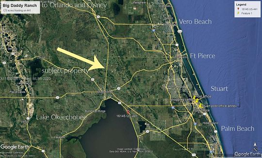 123 Acres of Land for Sale in Okeechobee, Florida