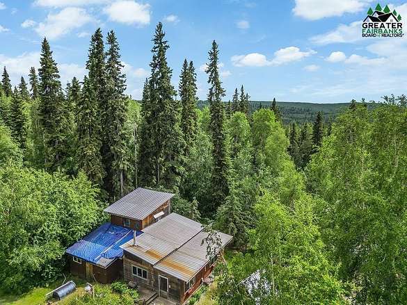 7.6 Acres of Residential Land with Home for Sale in Fairbanks, Alaska