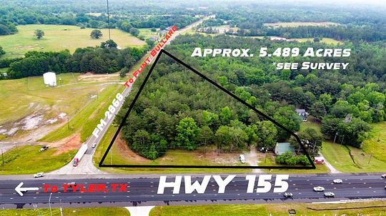 5.5 Acres of Improved Commercial Land for Sale in Flint, Texas