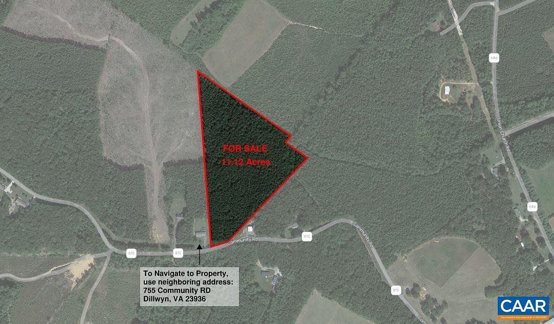11.1 Acres of Agricultural Land for Sale in Dillwyn, Virginia