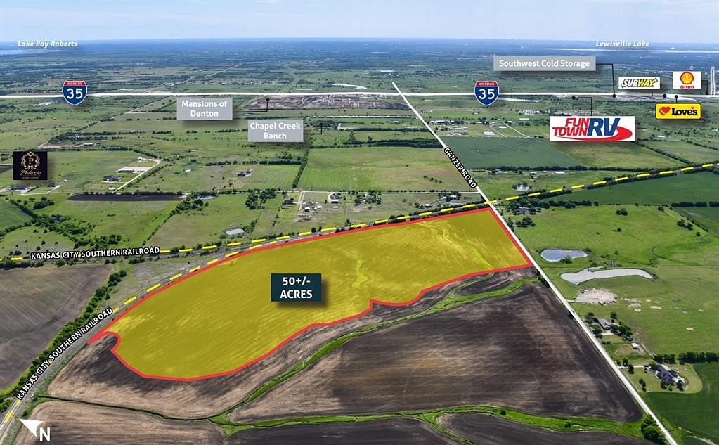 50 Acres of Land for Sale in Krum, Texas