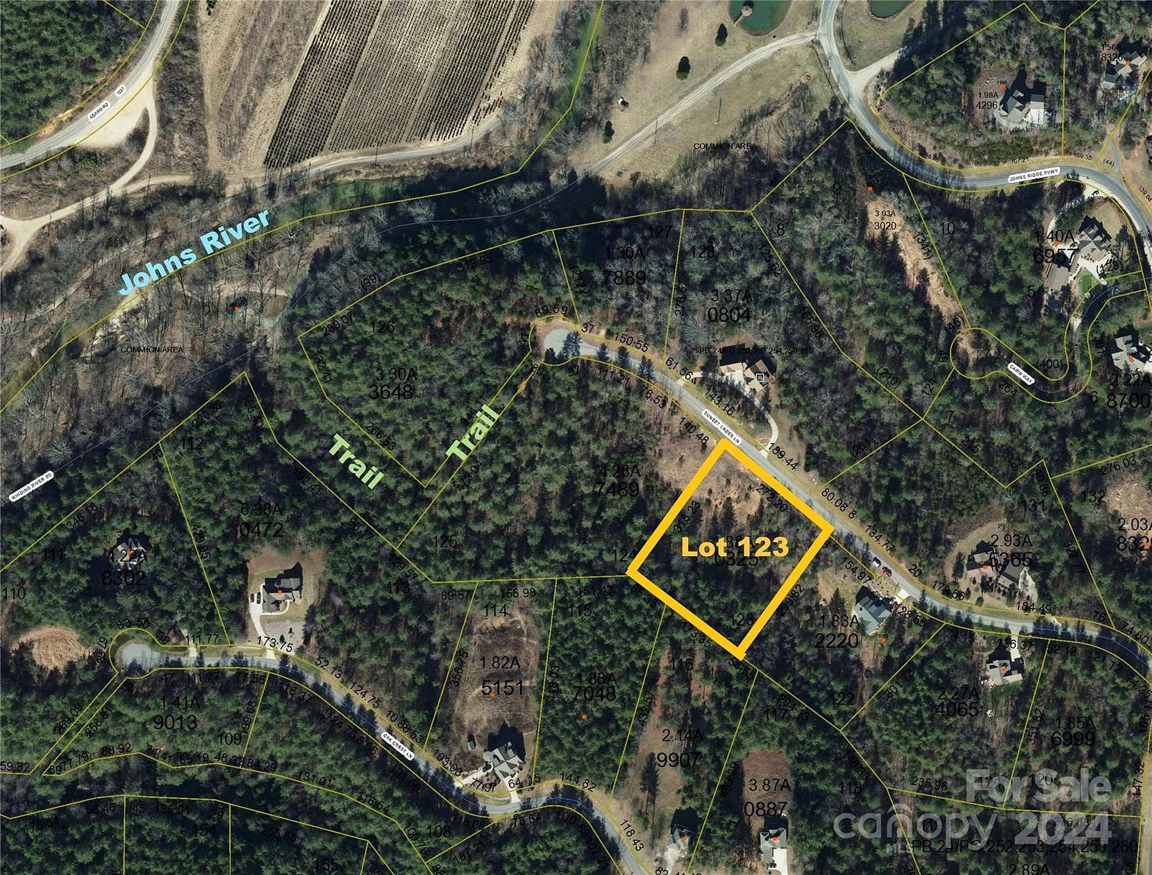 1.88 Acres of Residential Land for Sale in Lenoir, North Carolina