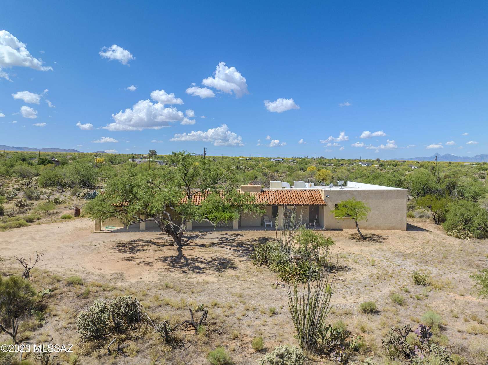 9.6 Acres of Residential Land with Home for Sale in Tucson, Arizona