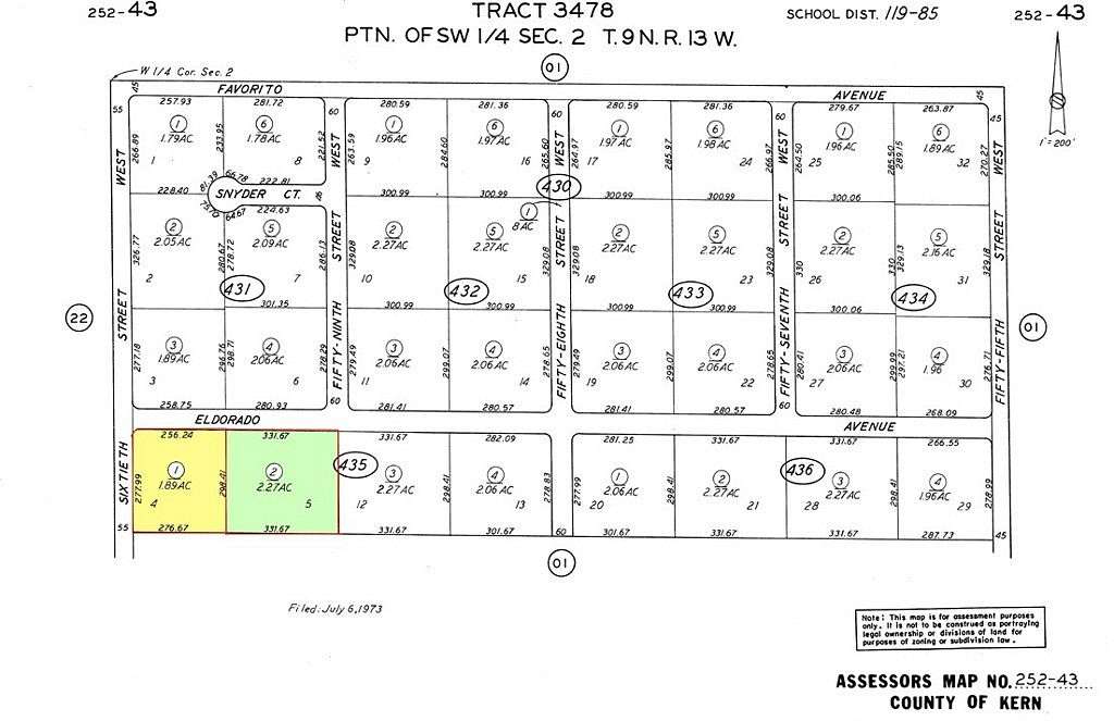 1.89 Acres of Land for Sale in Rosamond, California