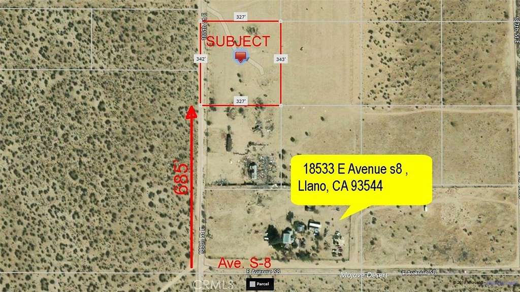 2.6 Acres of Land for Sale in Llano, California