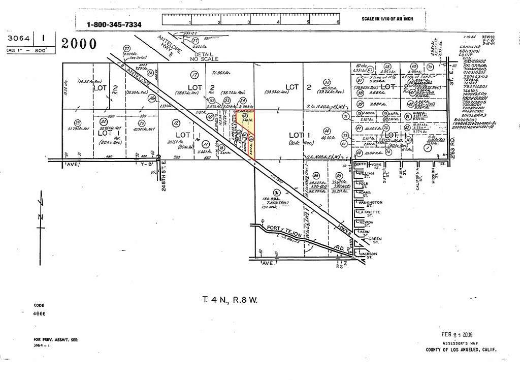 2.4 Acres of Residential Land for Sale in Llano, California