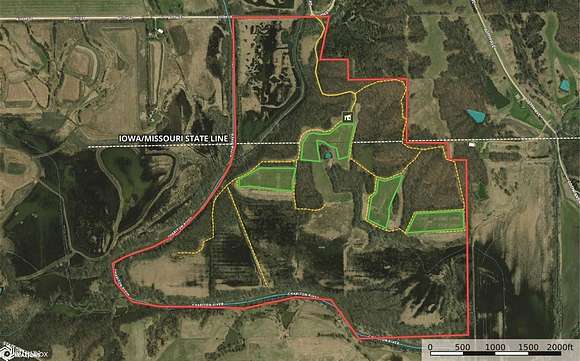 360 Acres of Land with Home for Sale in Moulton, Iowa
