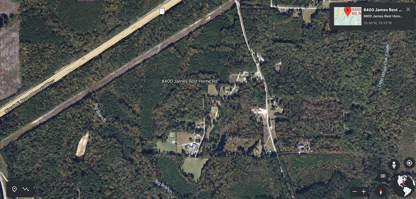 6.1 Acres of Residential Land for Sale in New Hill, North Carolina