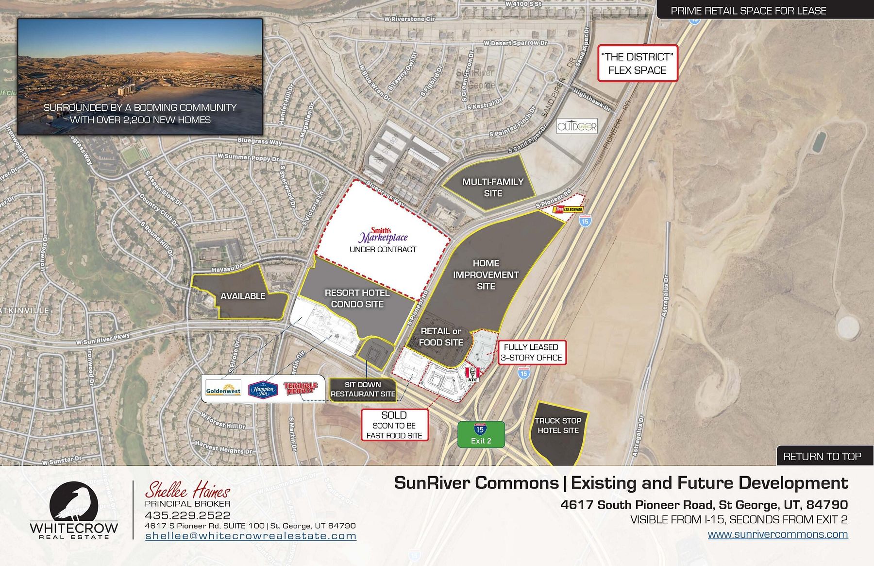 5.8 Acres of Mixed-Use Land for Lease in St. George, Utah