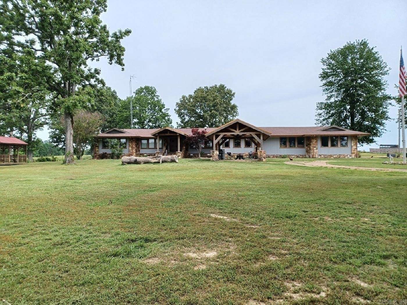 19.8 Acres of Land with Home for Sale in Camp, Arkansas