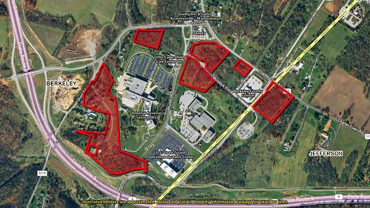 34.9 Acres of Mixed-Use Land for Auction in Kearneysville, West Virginia