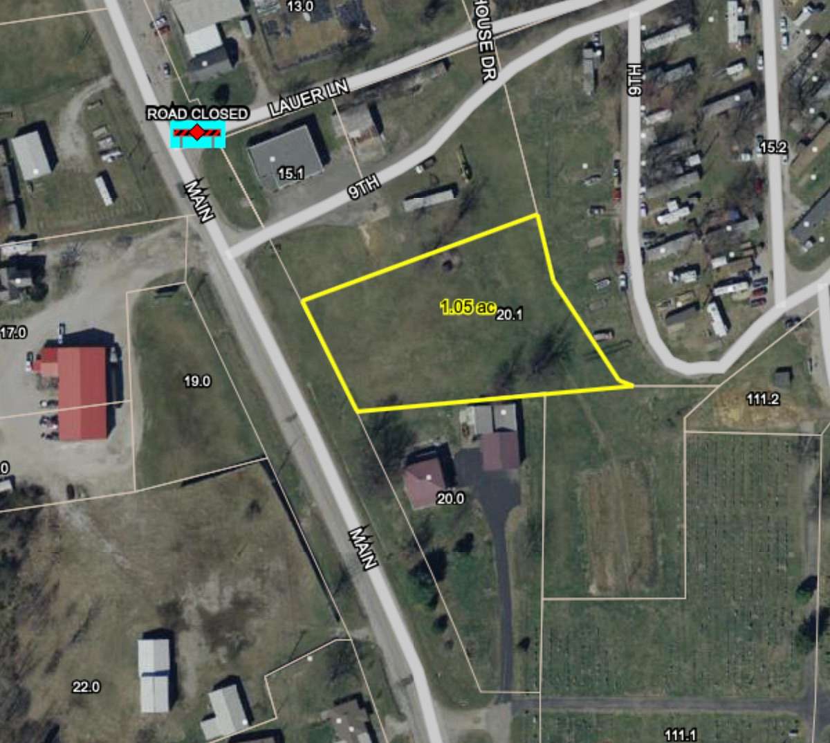 1.1 Acres of Commercial Land for Sale in Tell City, Indiana