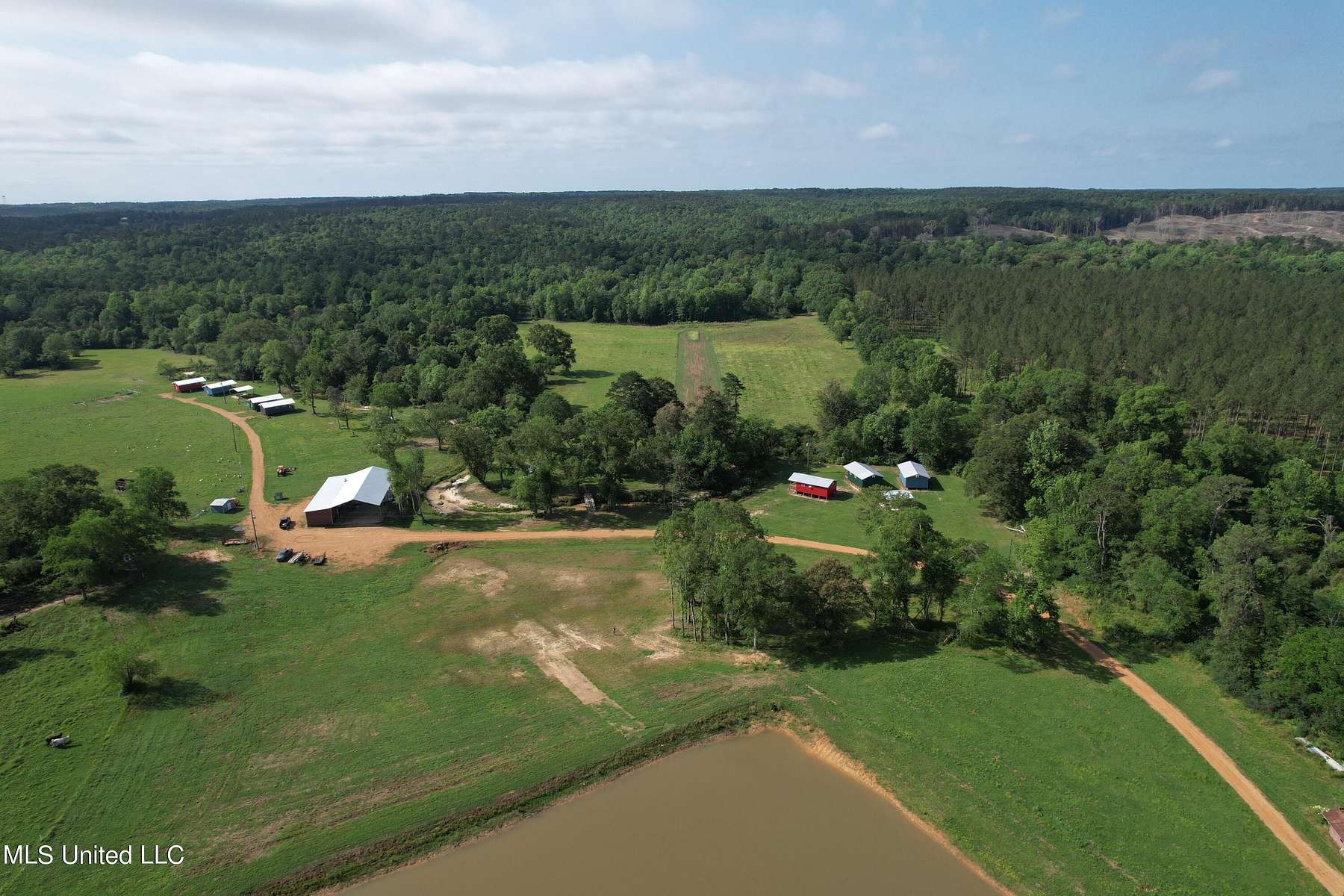 72 Acres of Improved Land for Sale in Foxworth, Mississippi