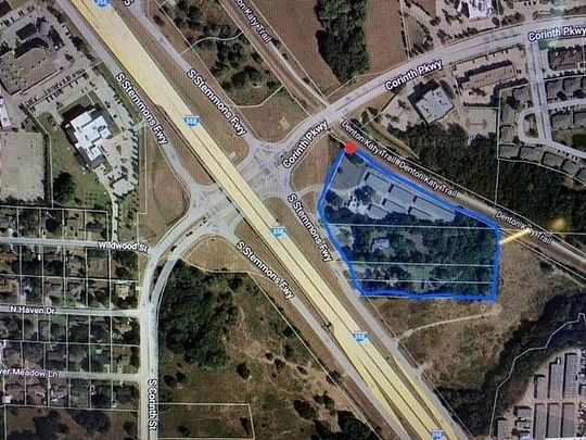 7.9 Acres of Improved Commercial Land for Sale in Corinth, Texas