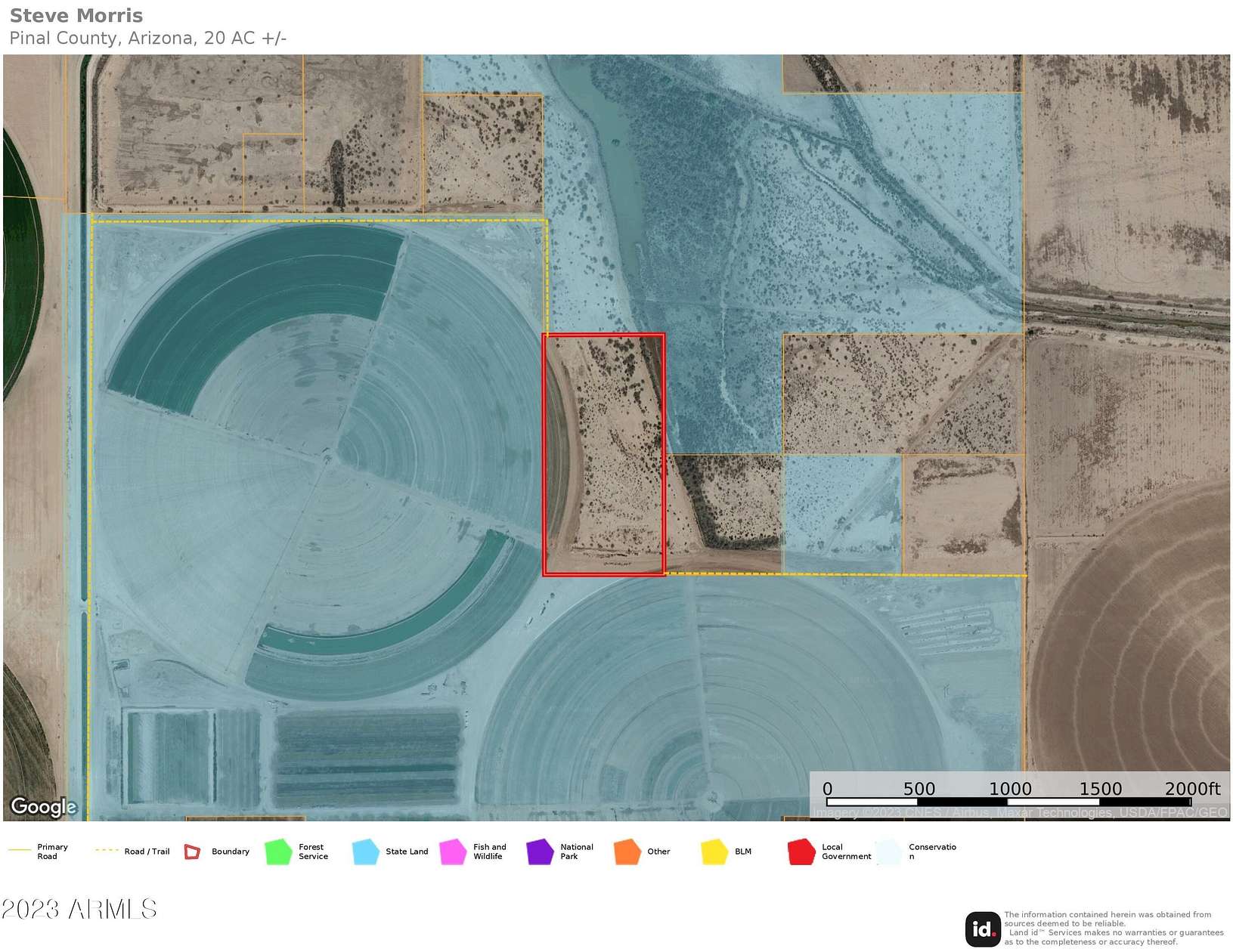 19.9 Acres of Land for Sale in Casa Grande, Arizona