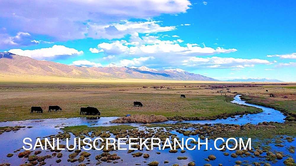 840 Acres of Agricultural Land with Home for Sale in Villa Grove, Colorado