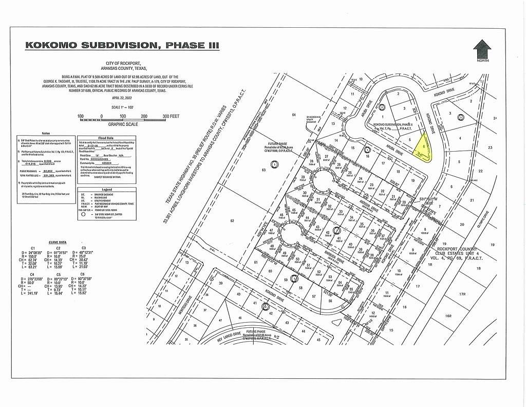 0.16 Acres of Residential Land for Sale in Rockport, Texas