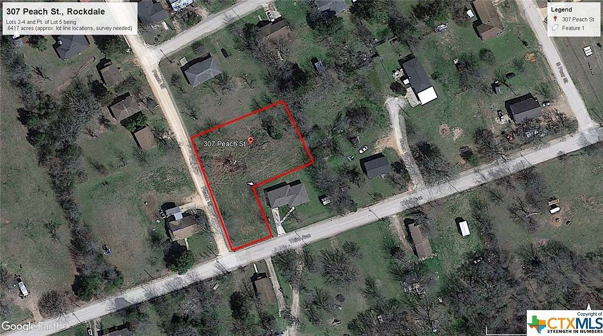 0.642 Acres of Residential Land for Sale in Rockdale, Texas