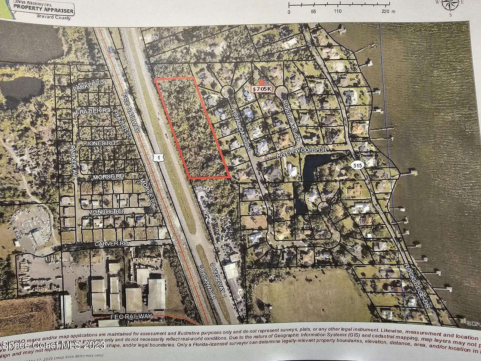5.1 Acres of Commercial Land for Sale in Rockledge, Florida