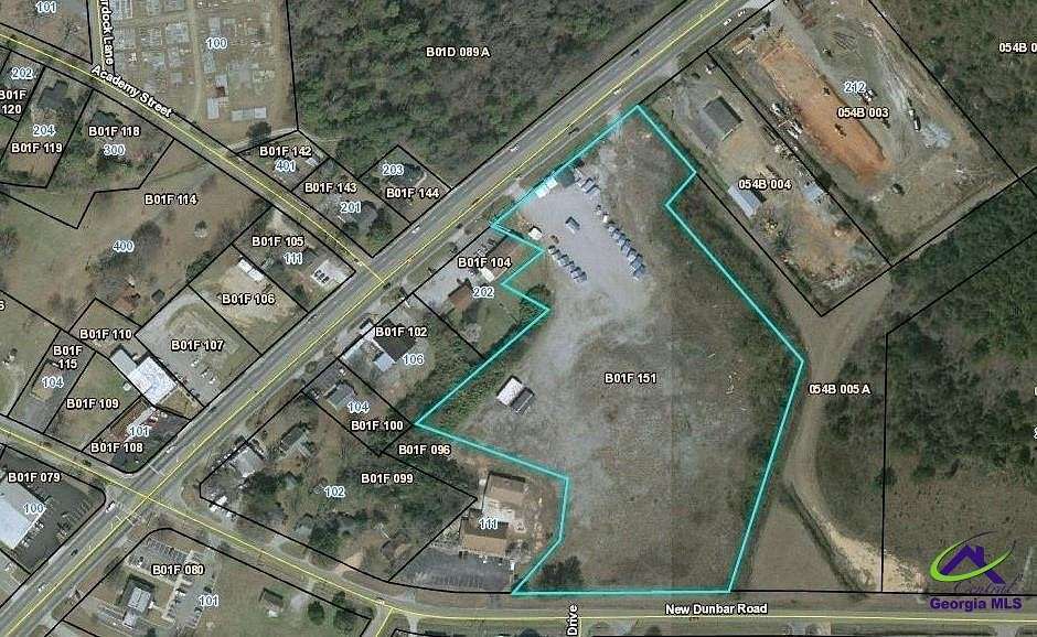 8.4 Acres of Commercial Land for Sale in Byron, Georgia