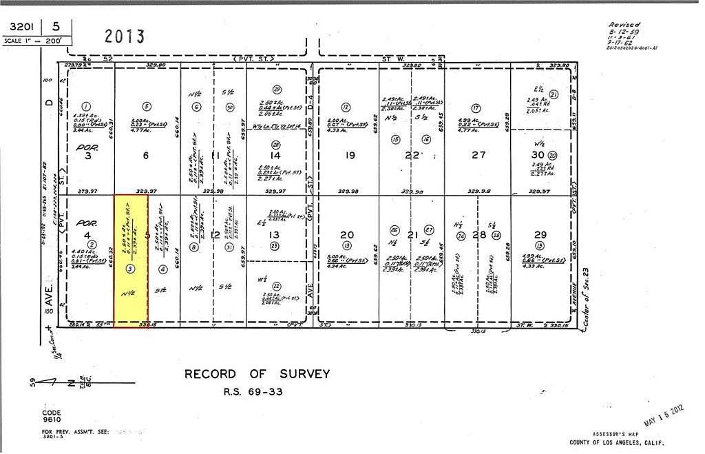 2.46 Acres of Land for Sale in Lancaster, California