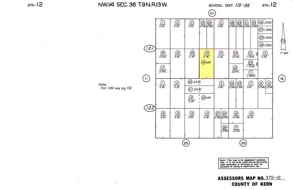5 Acres of Land for Sale in Rosamond, California