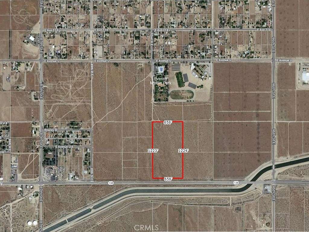 19.6 Acres of Commercial Land for Sale in Littlerock, California