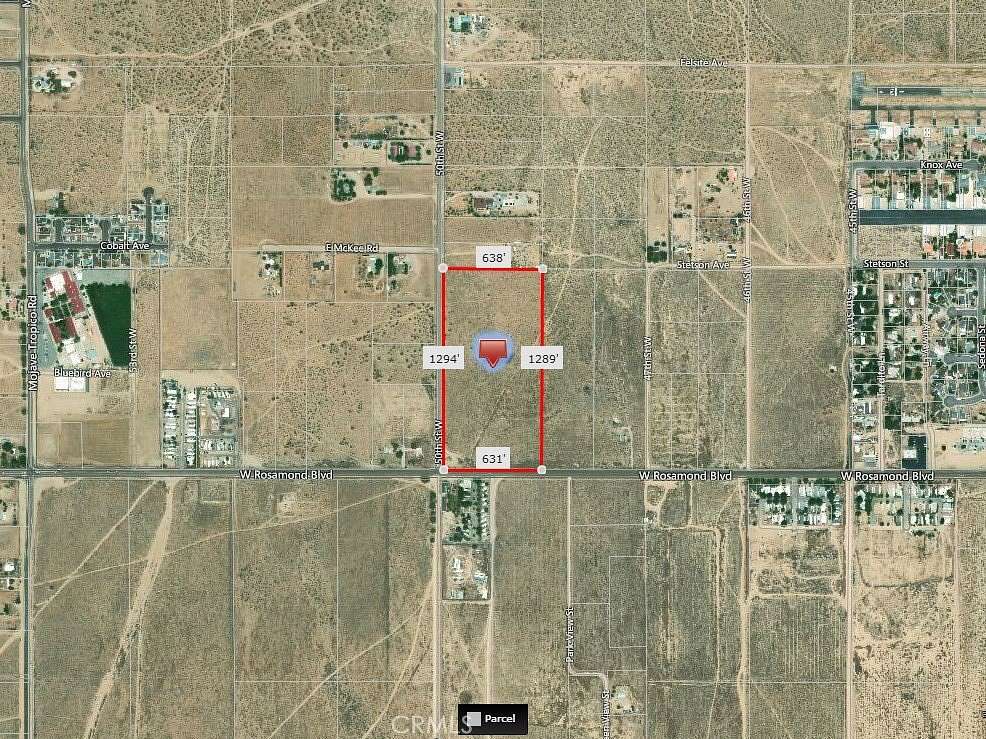 18.6 Acres of Mixed-Use Land for Sale in Rosamond, California