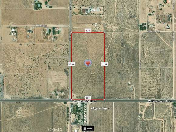 18.6 Acres of Mixed-Use Land for Sale in Rosamond, California