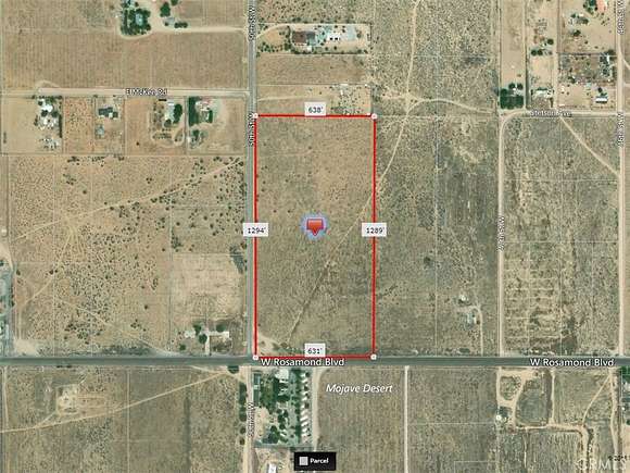 18.63 Acres of Mixed-Use Land for Sale in Rosamond, California