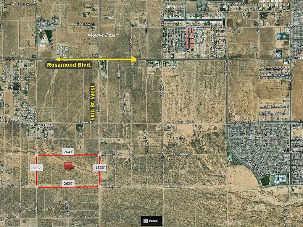 80 Acres of Land for Sale in Rosamond, California