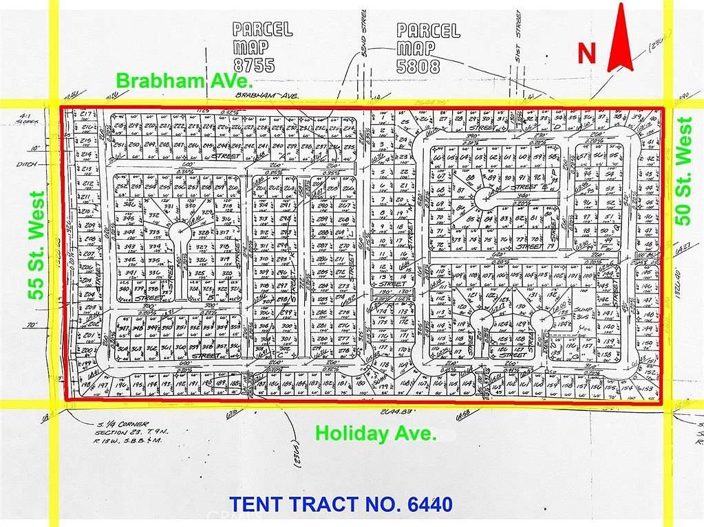 80 Acres of Land for Sale in Rosamond, California