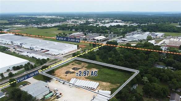 3 Acres of Commercial Land for Sale in Rogers, Arkansas