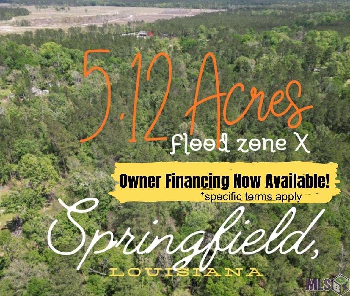 5.12 Acres of Residential Land for Sale in Springfield, Louisiana