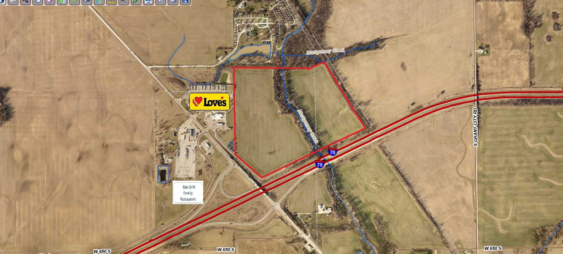 60 Acres of Land for Sale in Knightstown, Indiana