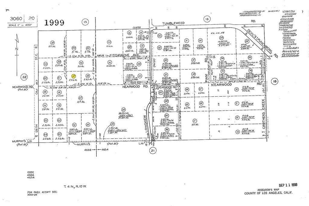 2.49 Acres of Land for Sale in Littlerock, California