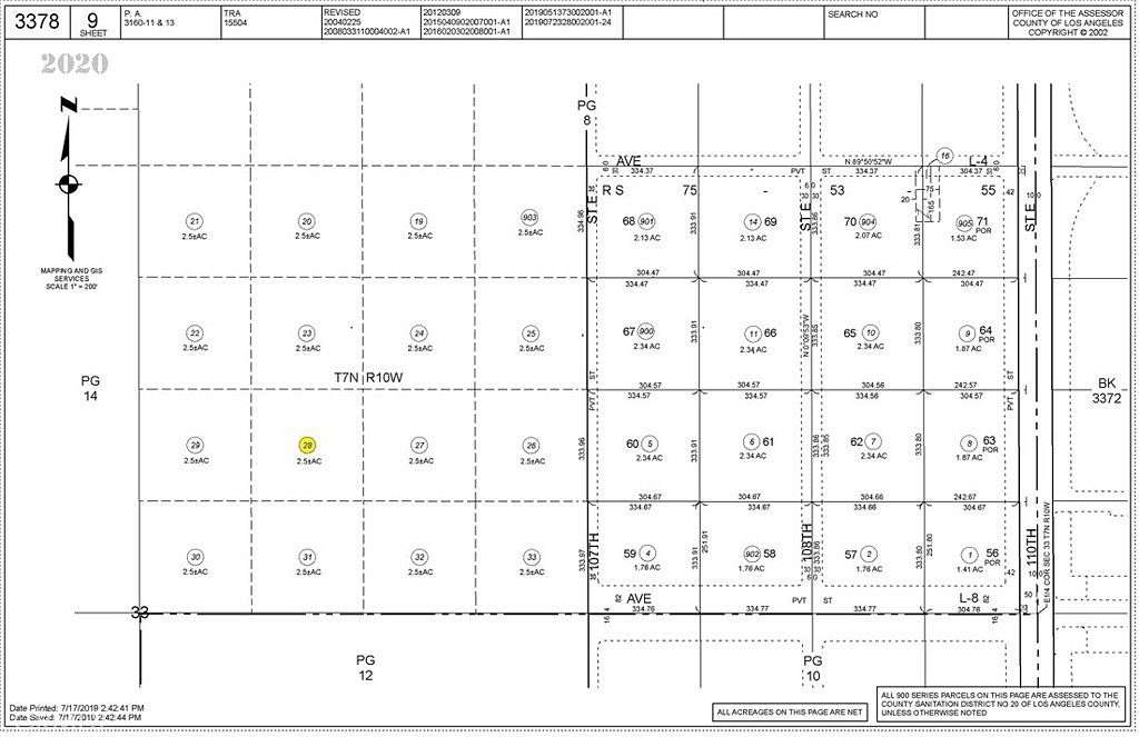 2.568 Acres of Land for Sale in Lancaster, California