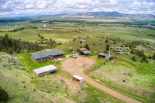 30.66 Acres of Land with Home for Sale in Three Forks, Montana