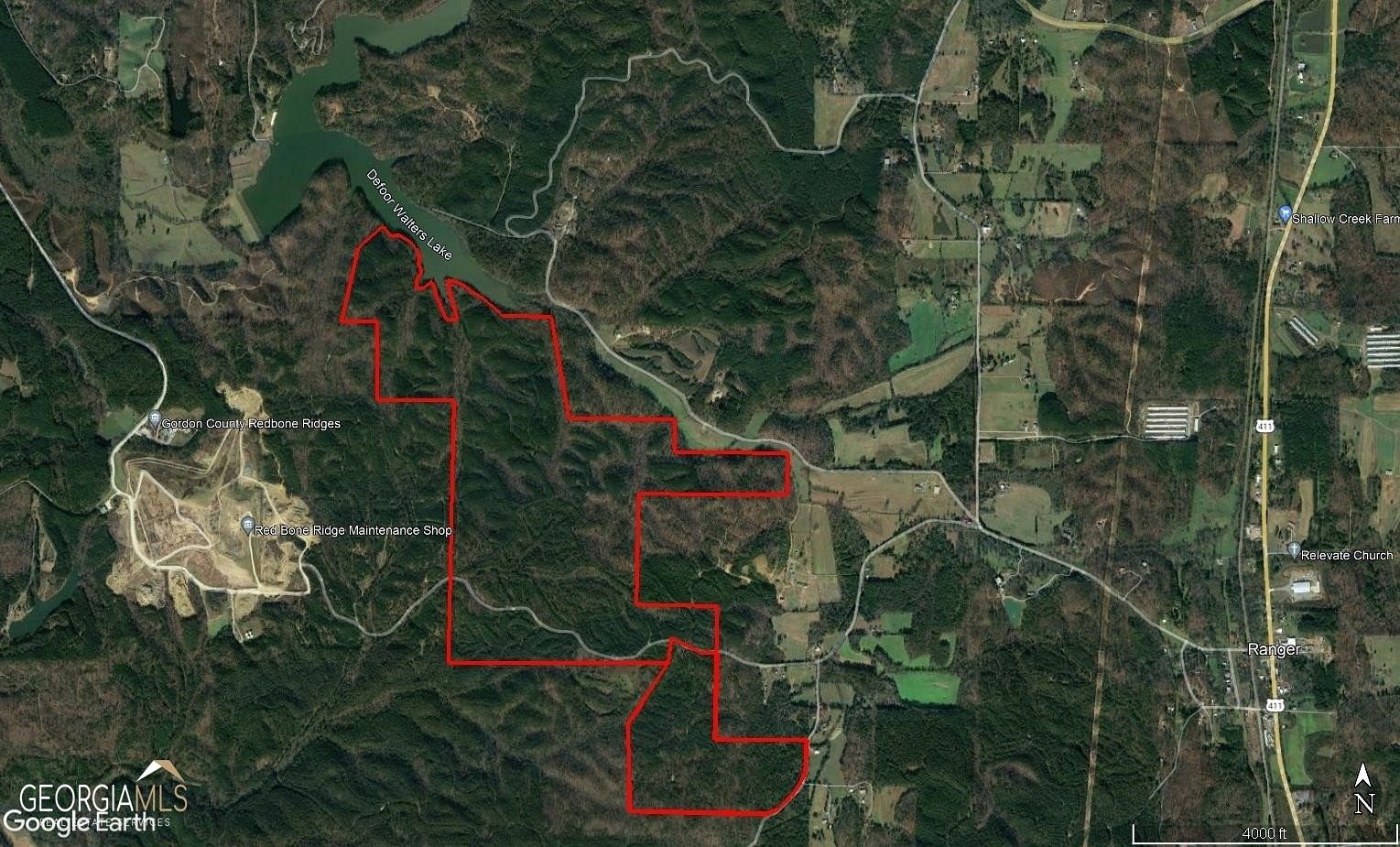 519 Acres of Agricultural Land for Sale in Ranger, Georgia