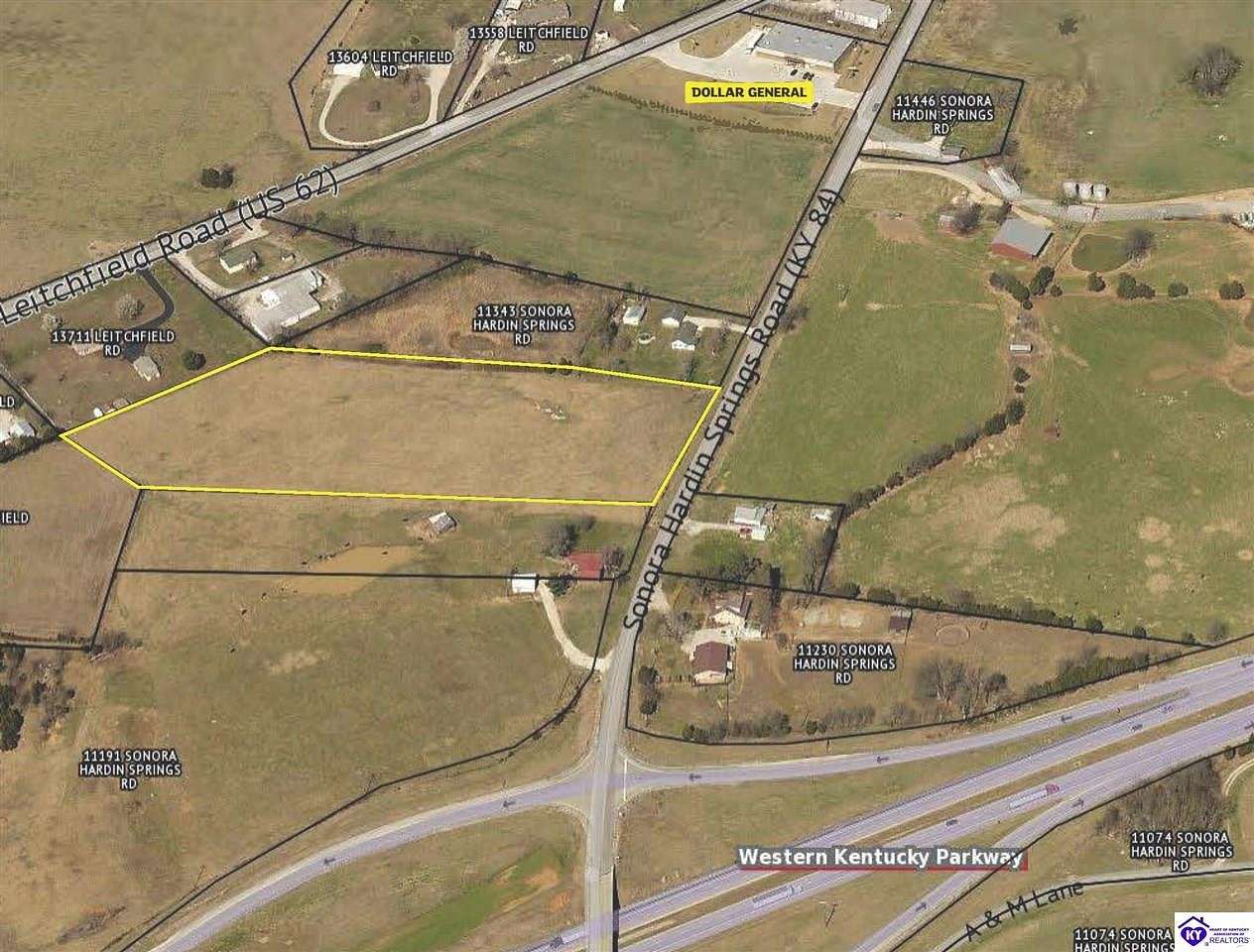 5.6 Acres of Commercial Land for Sale in Eastview, Kentucky