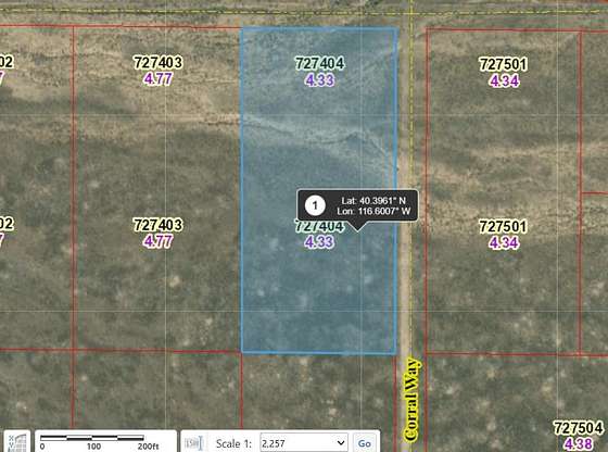 4.3 Acres of Land for Sale in Crescent Valley, Nevada