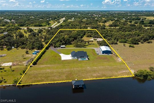 10.5 Acres of Land with Home for Sale in LaBelle, Florida