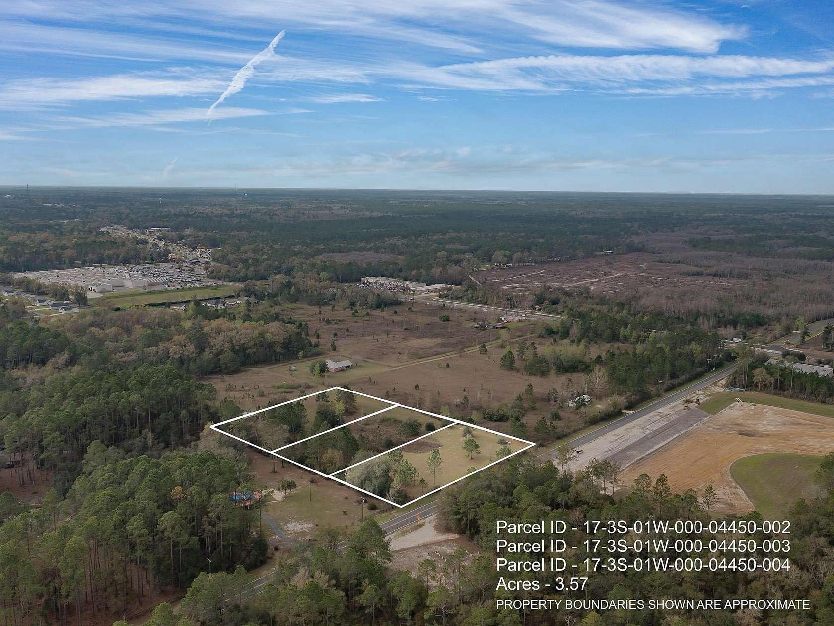 3.57 Acres of Land for Sale in Crawfordville, Florida