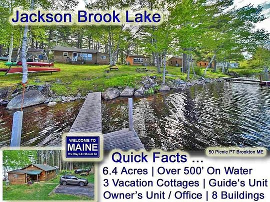 6.4 Acres of Residential Land with Home for Sale in Brookton Township, Maine