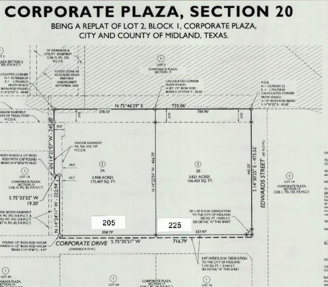 3.9 Acres of Commercial Land for Sale in Midland, Texas